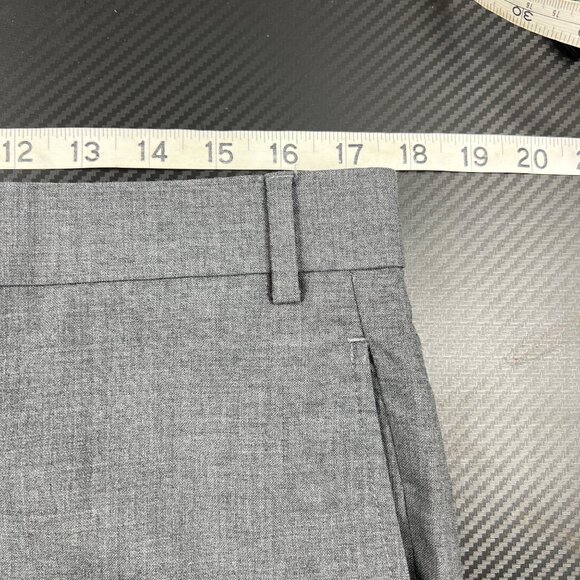 Lauren Ralph Lauren Total Comfort Men’s Pants Trousers Gray 100% WOOL Size 36x32 - Picture 4 of 8